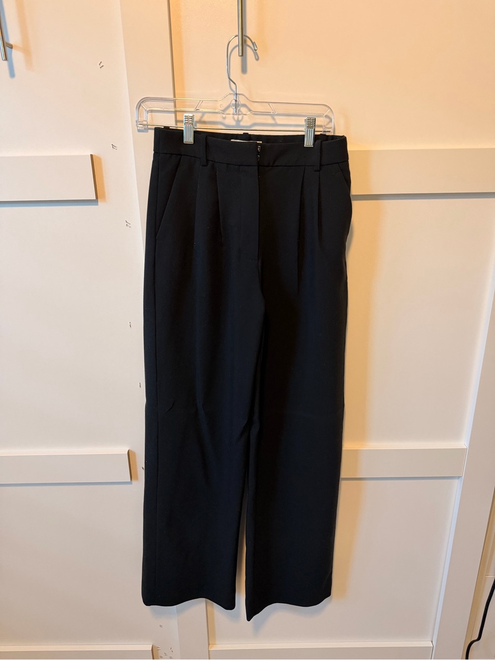 Abercrombie & Fitch Black Wide Leg Trousers 27L